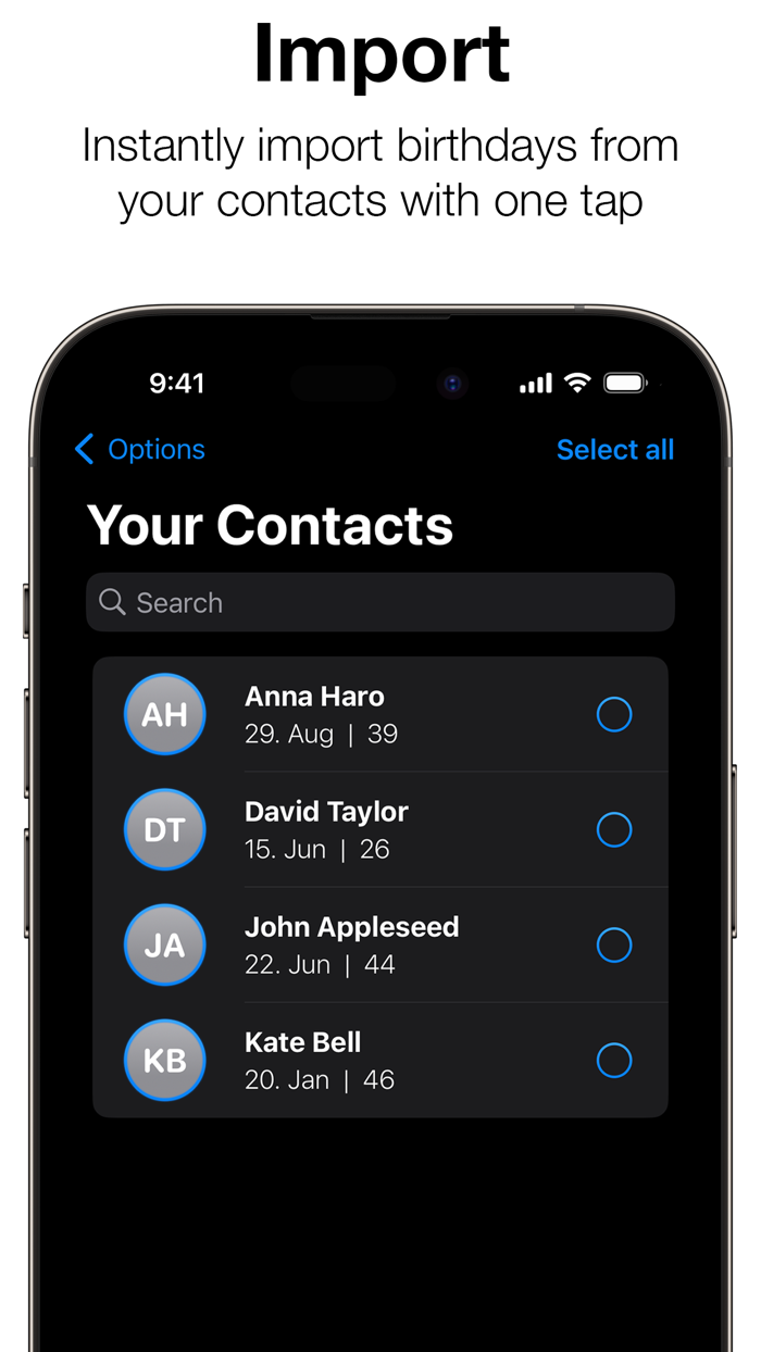 Birthday Reminder and Planner