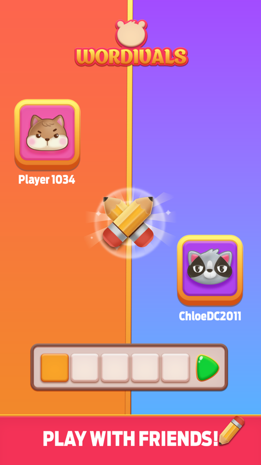 #2. Wordivals (iOS) 由: Gybe Games