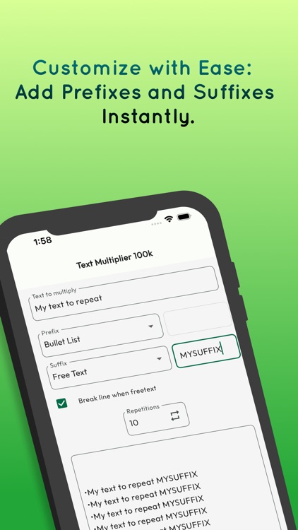 Text Multiplier Repeater 2024
