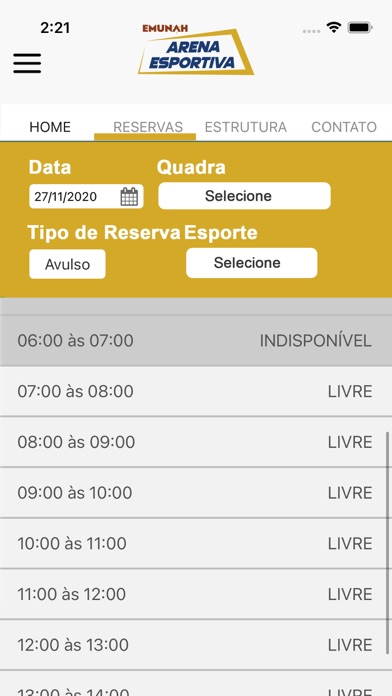 Emunah Arena Esportiva Screenshot