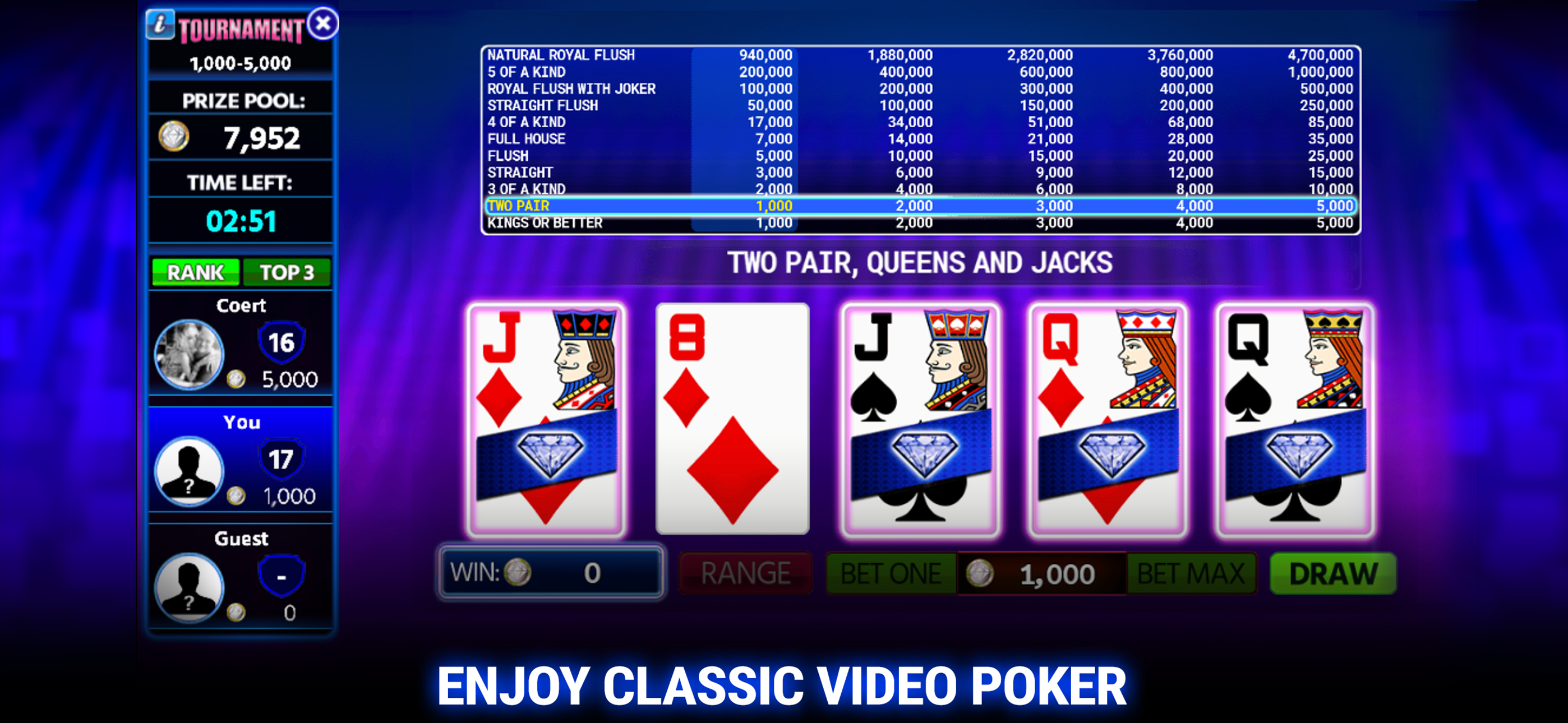 Video Poker by Ruby Seven