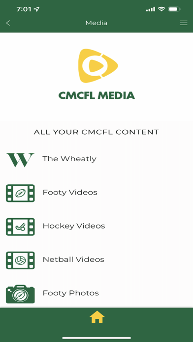 Nutrien Sport CMCFL Screenshot