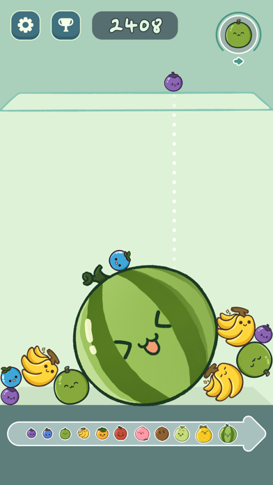 Watermelon Merge Fruits Puzzle Screenshot