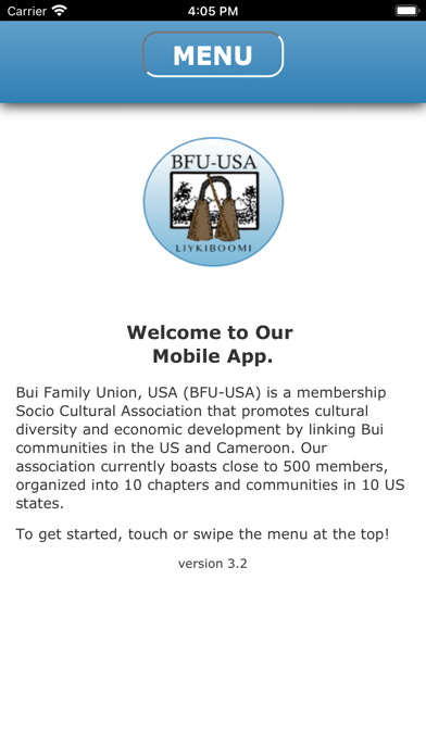 BFU-USA Mobile App Screenshot
