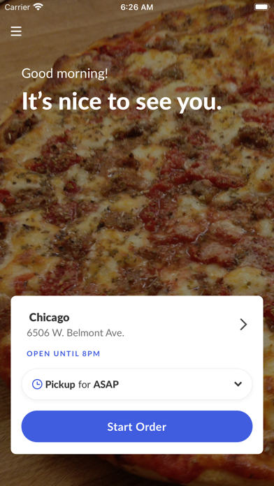 Frank's Pizzeria & Restaurant Screenshot
