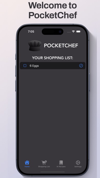 Screenshot #1 pour PocketChef: Recipes & Lists