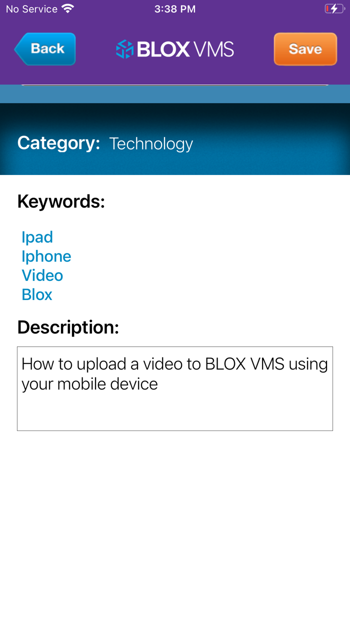 BLOX VMS