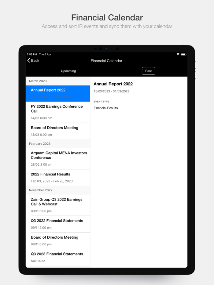 Zain Group Investor Relations