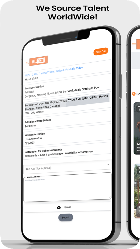 #1. Mill Ticket Casting (iOS) 게시자: MillTicket Entertainment