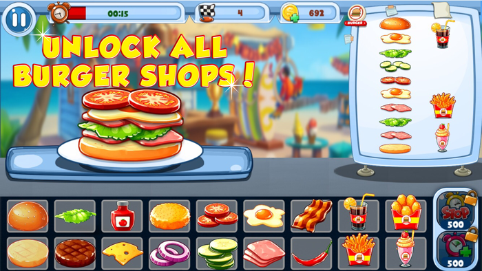 Burger Shop Fast Food Games
