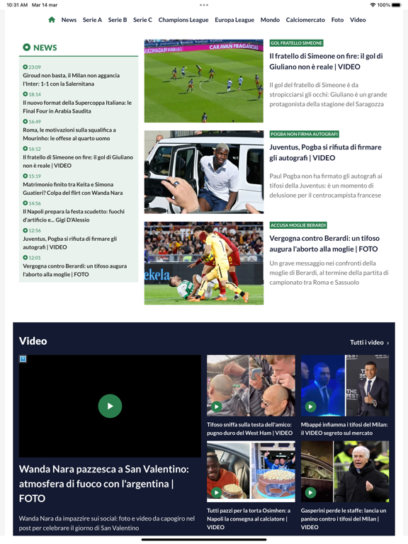 Screenshot #6 pour CalcioWeb