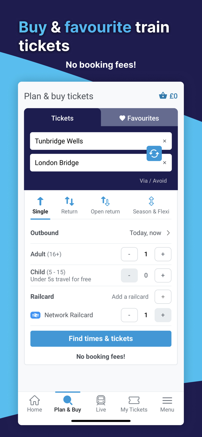 Southeastern Train tickets