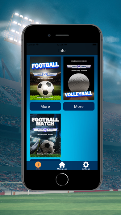 Sports Posters App Screenshot