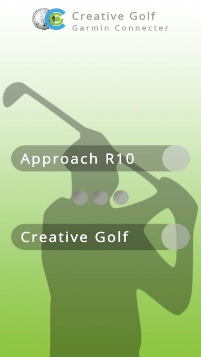 Creative Golf Garmin Connecter Screenshot
