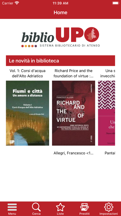 biblioUPO Screenshot