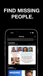missing - find missing people iphone screenshot 1