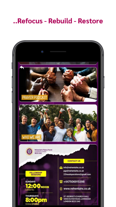 RCCG-Nehemiah's Palace Parish Screenshot