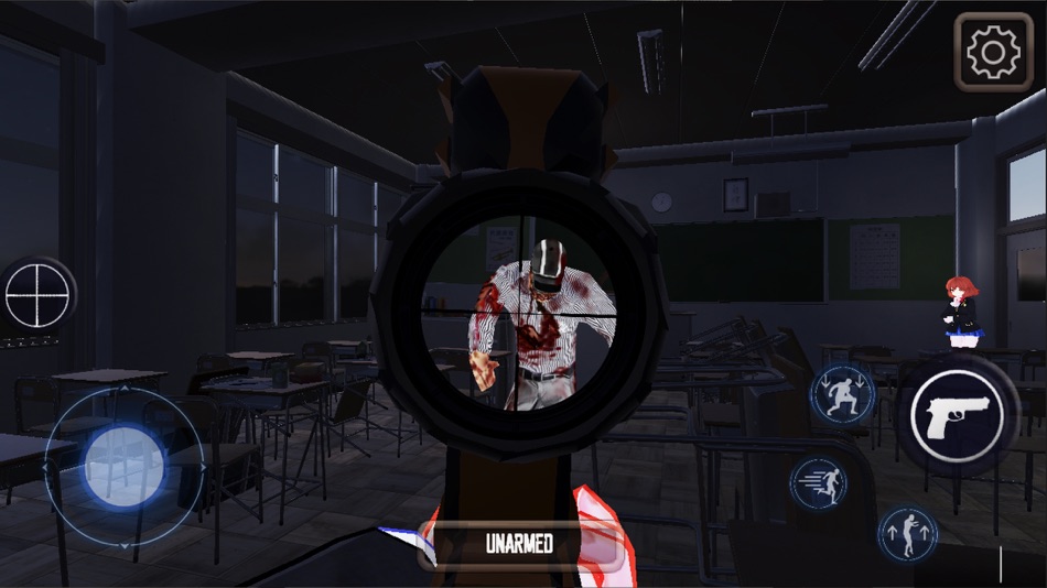 #1. Zombie Outbreak In Highschool (iOS) 来自: Saskia Inas Shahna