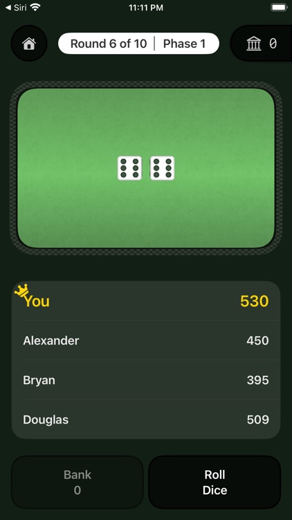 Bank - A Dice Game