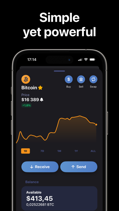 Spot: bitcoin & crypto wallet Screenshot