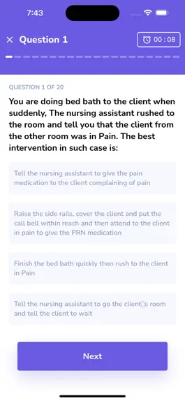Game screenshot NLE Nursing Exam Reviewer apk