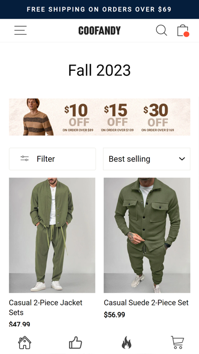 COOFANDY Store Screenshot