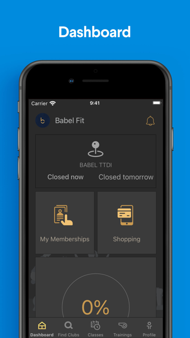 Babel Fit App Screenshot