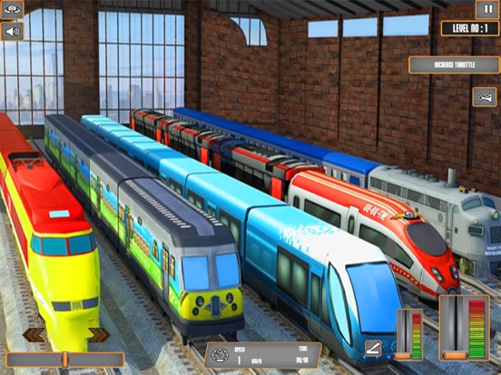 Modern Train Driving Simulator iPad screenshot