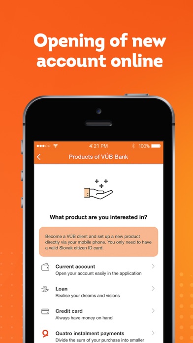 Screenshot #1 pour VÚB Mobile Banking