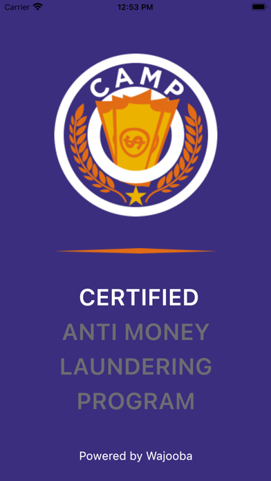 Certified AML Professional Screenshot