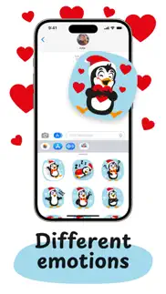 lovely funny penguin iphone screenshot 2