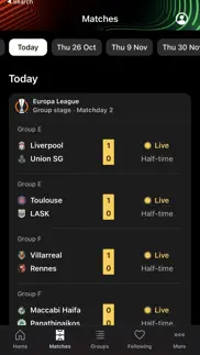 uefa europa league official iphone screenshot 3