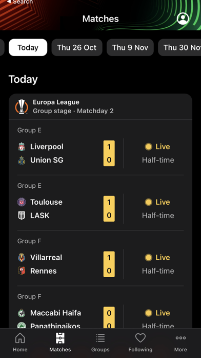UEFA Europa League Official Screenshot