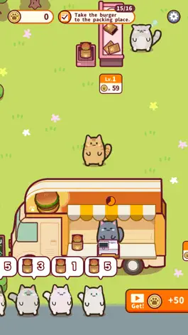 Game screenshot Cat's Kitchen Car apk