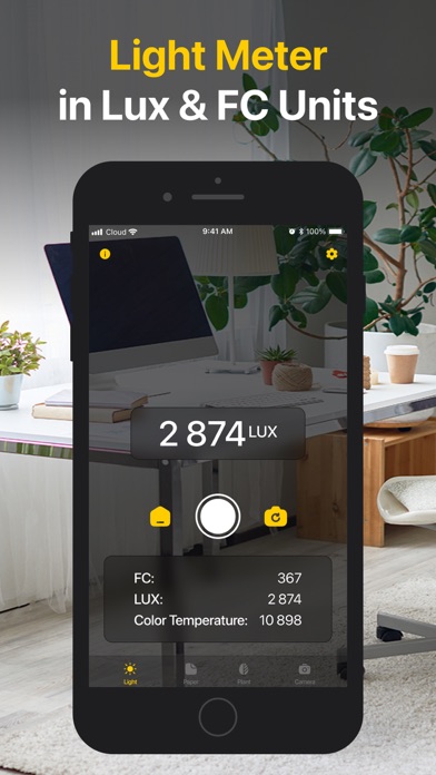 Lux Light Meter Pro for Photo Screenshot