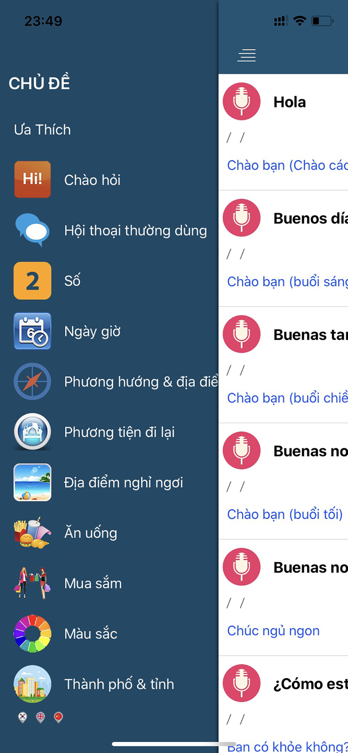 Giao Tiếp Tiếng Tây Ban Nha