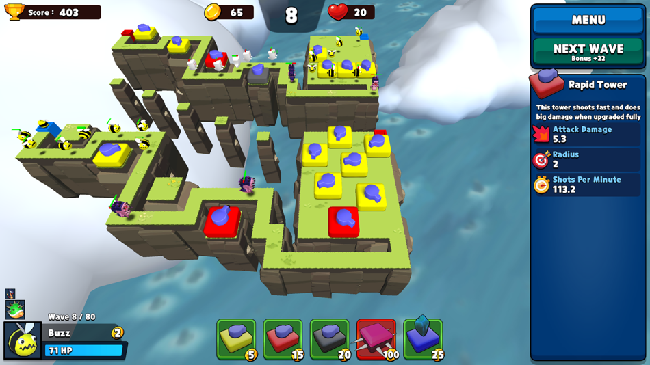 #3. BeatTheGeek Tower Defence (iOS) By: Ryan Ritten