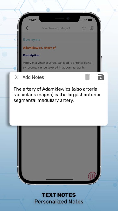 Medical Eponyms Dictionary Screenshot