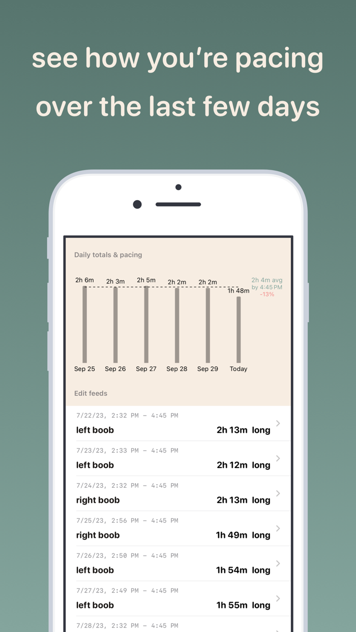 chipmunk - breastfeed tracker