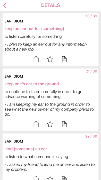 Body Business idiom in English Screenshot
