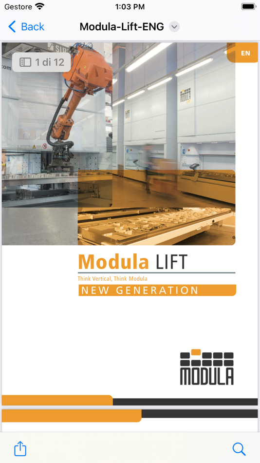 #3. Modula Marketing APP (iOS) Podle: NewLogic S.r.l.