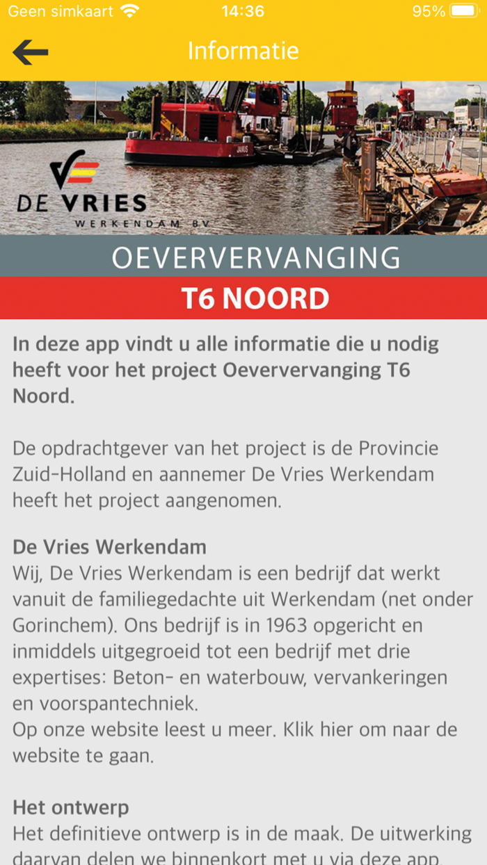 Oeververvanging T6 Noord