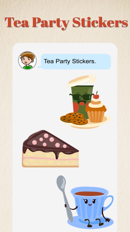 Tea Party Stickers Pack