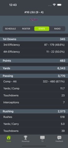 LSU Football Schedules screenshot #4 for iPhone