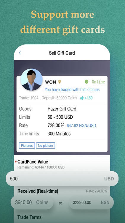 Won: Sell Gift Cards screenshot-4