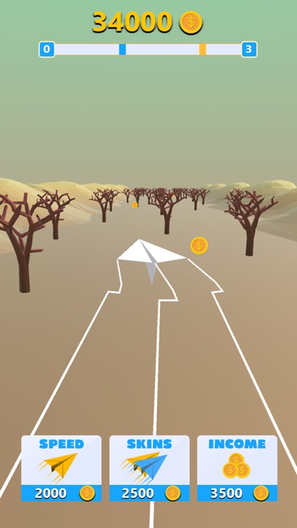 Fly Paper Plane Game screenshot-6