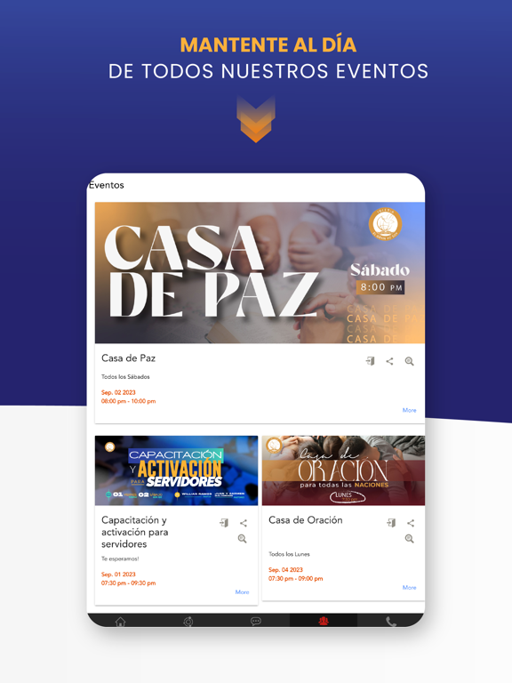 Iglesia El Gran yo Soy iPad screenshot 2 - Lifestyle app