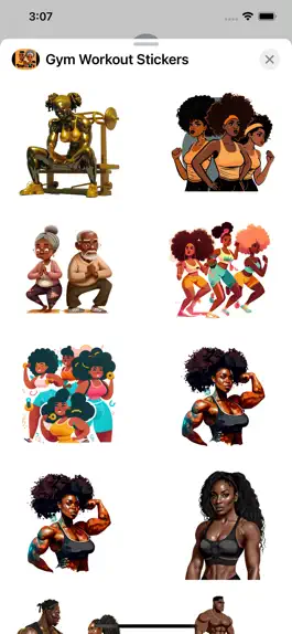 Game screenshot Gym Workout Stickers mod apk