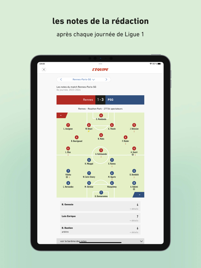 L’EQUIPE sports en direct