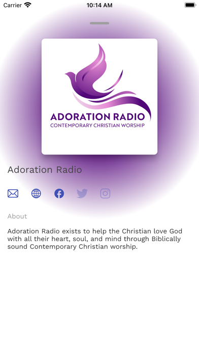 Adoration Radio Screenshot